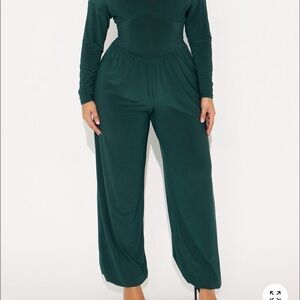 Fashion Nova Green Jumpsuit